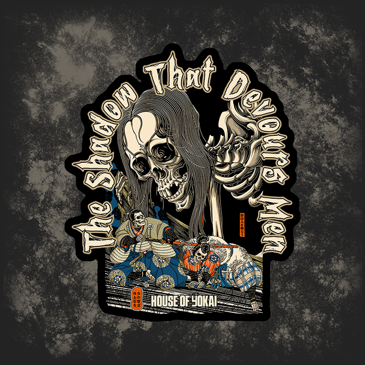 The shadow That Devours Men - Sticker
