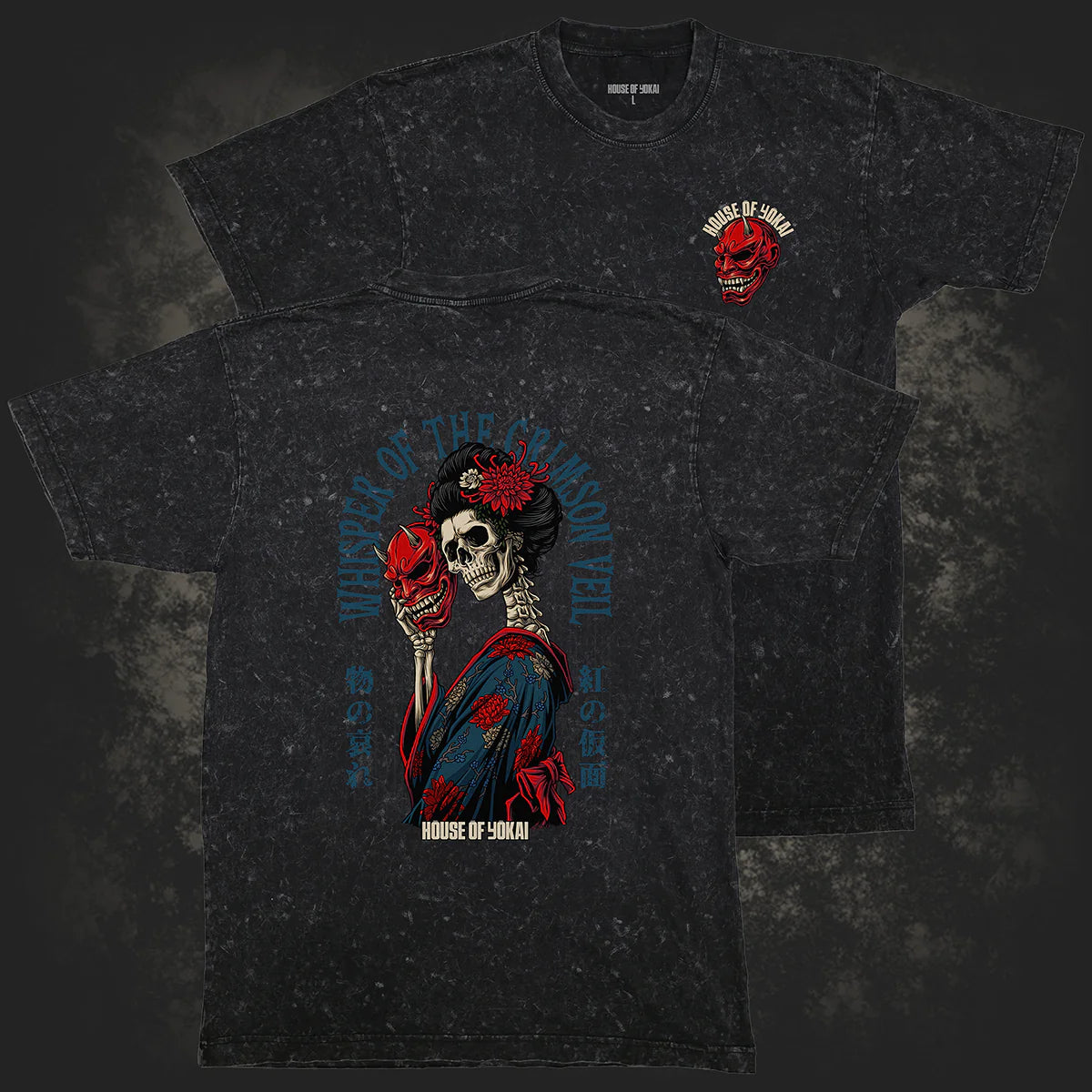 Whisper of The Crimson Veil Mineral T-shirt