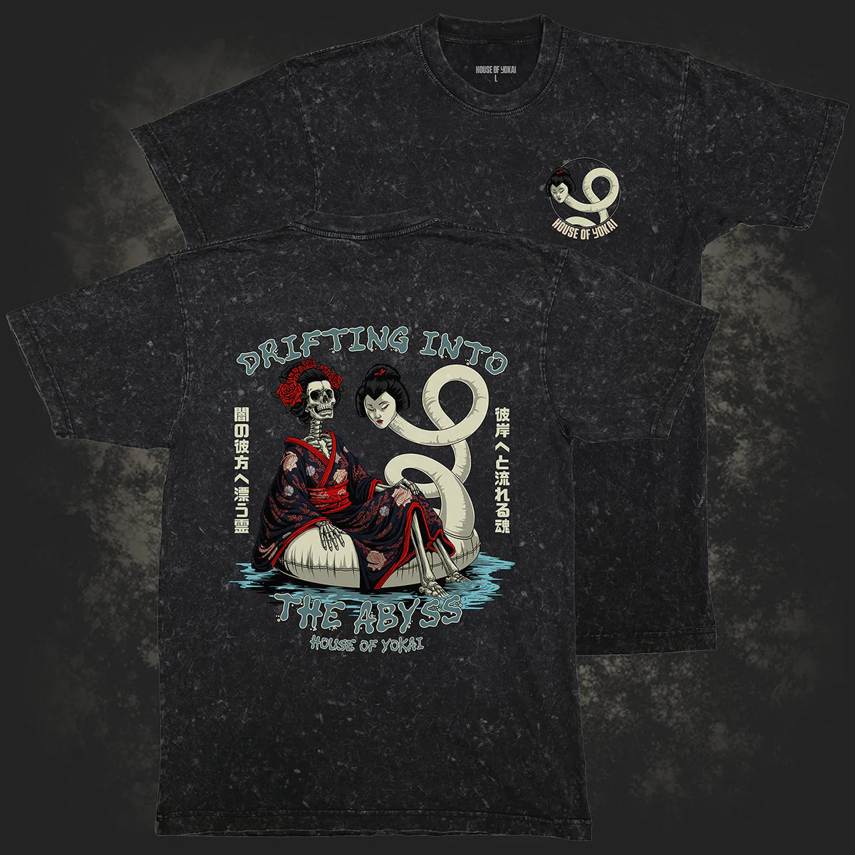 Drifting Into The Abyss Mineral T-shirt