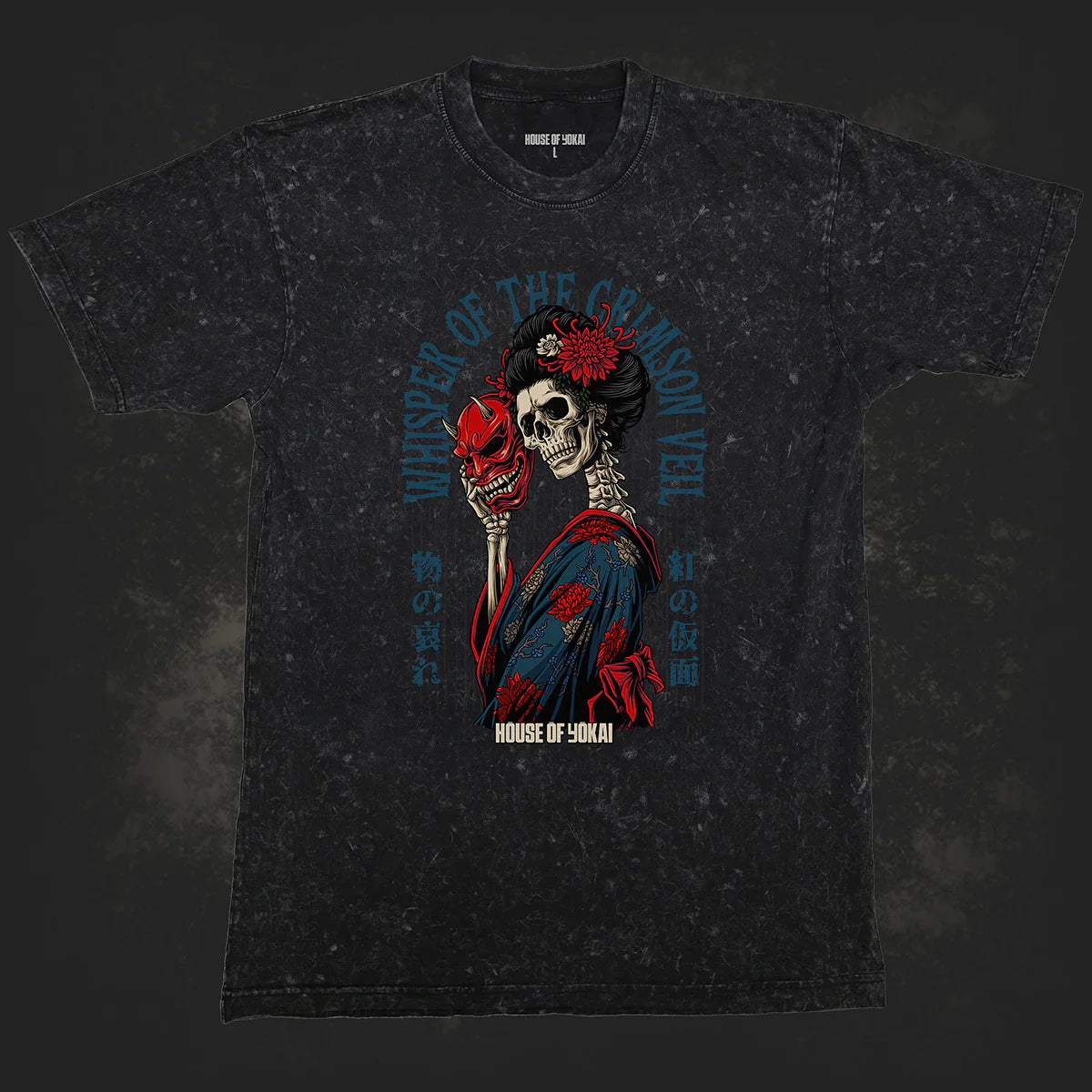 Whisper of The Crimson Veil Mineral T-shirt
