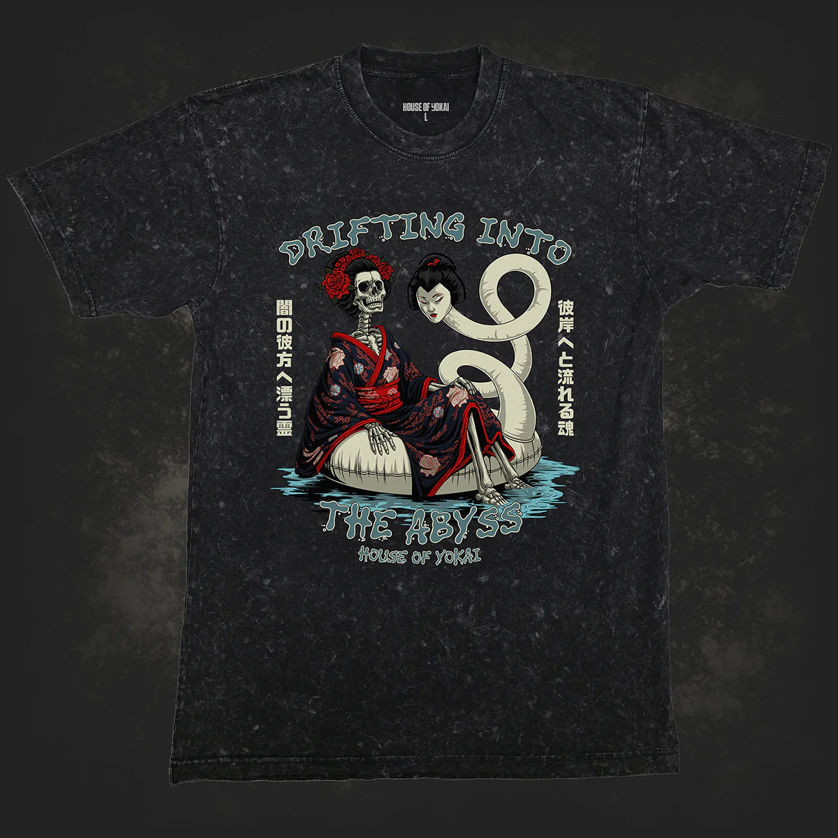 Drifting Into The Abyss Mineral T-shirt